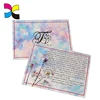 discund card Special folded/saddle stitched/thread stitching menu shopping coupon