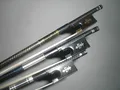 3 PCs Quality Pro wire inlay Violin Carbon fiber bow 4 4 including gold Silver blue