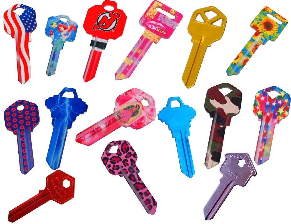 Low Price High Quality Door Key Blank Ul050 / Ul051 / Ul052 / Ul058 Buy Color Key Blank Bk