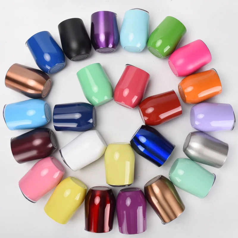 
Wholesale Custom 12oz Vacuum Double Wall Stainless Steel Swig Egg Wine Cup Blank Tumbler 