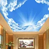 Discount wallpaper borders mural 3d kids murals for commercial kitchens ceiling wall background sky star customize