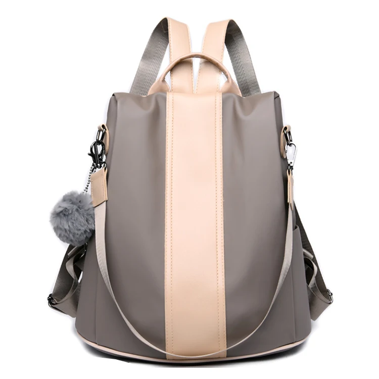 Osgoodway2 Women Backpack Purse PU Washed Leather Large Capacity Ladies Rucksack Shoulder Bag