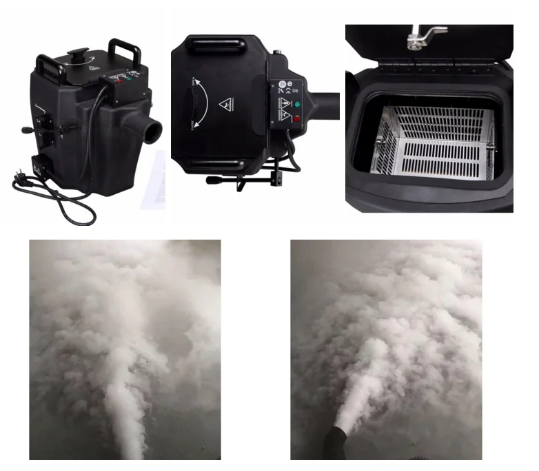 3500w Dry Ice Fog Machine Low Lying Fog Smoke Machine Low Ground Fog