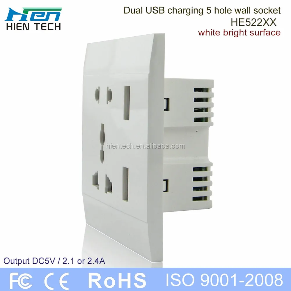 High Quality Wall Switch Usb Panel 5v2.4a Fast Charging Buy Wall