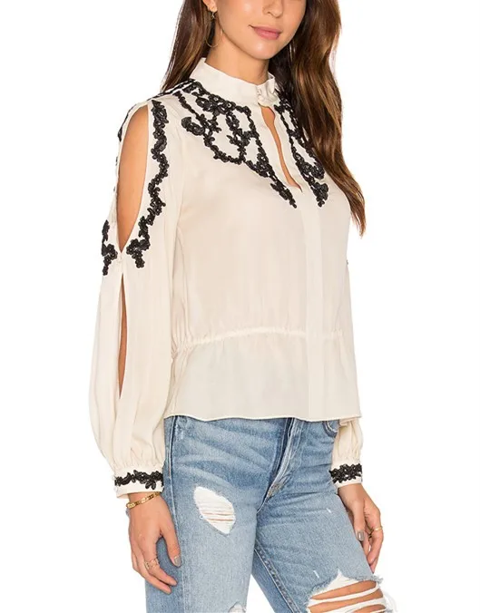 cold shoulder designer tops