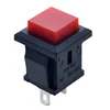 3A 125V 1.5A 250V Reset Push button switch black Square Caps PB-04