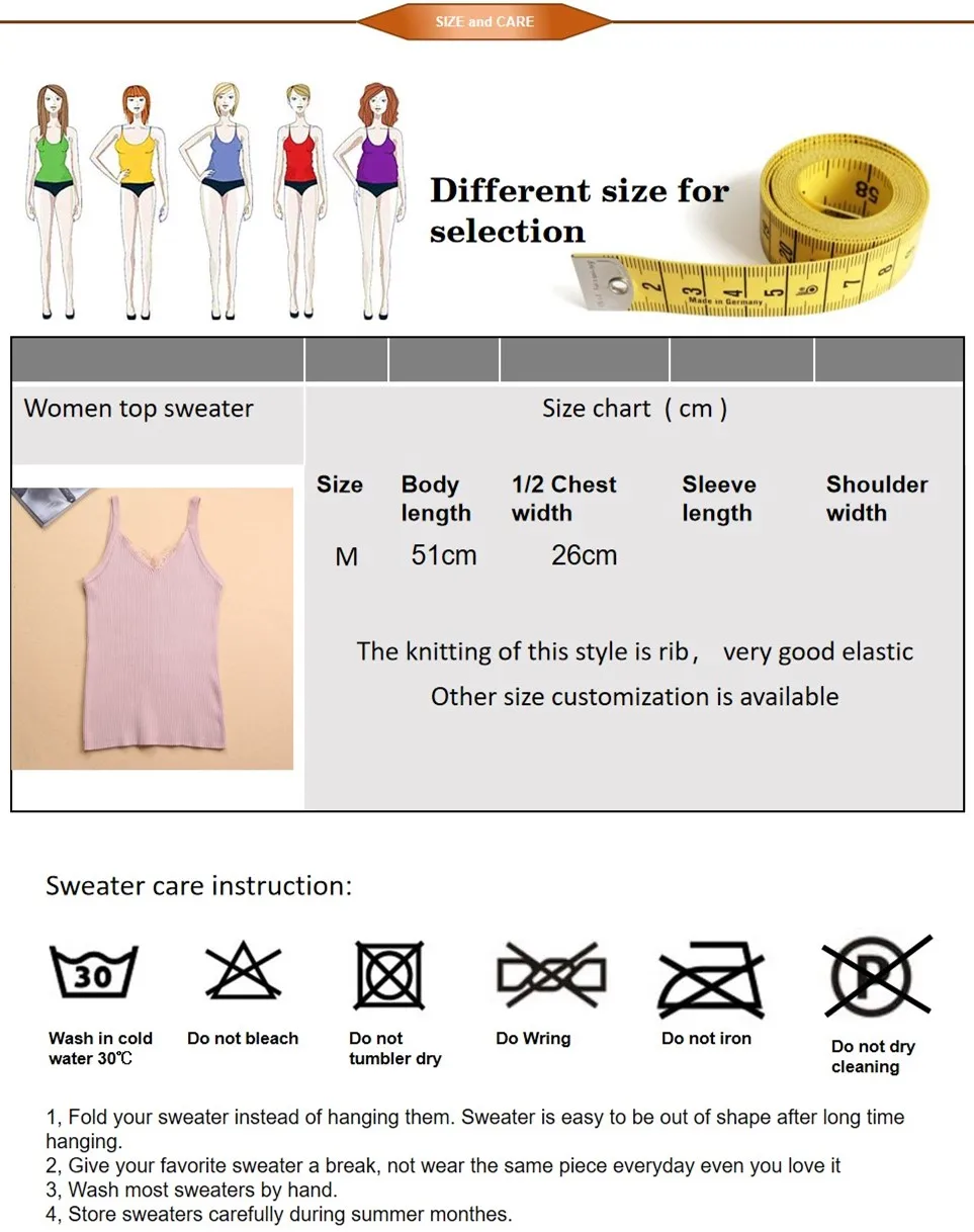 Summer Knitwear Sweater Tops with Lace, Tight Sexy Knitwear Sweater