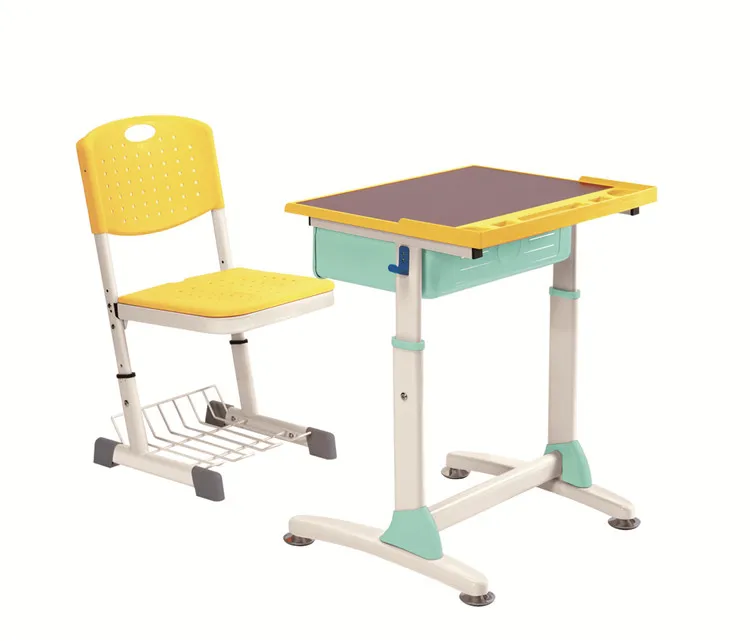 Modern Abs School Furniture Student Desk For School Desk And Chair Set