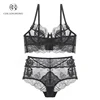 High quality sexy woman underwear net bra and panties sets