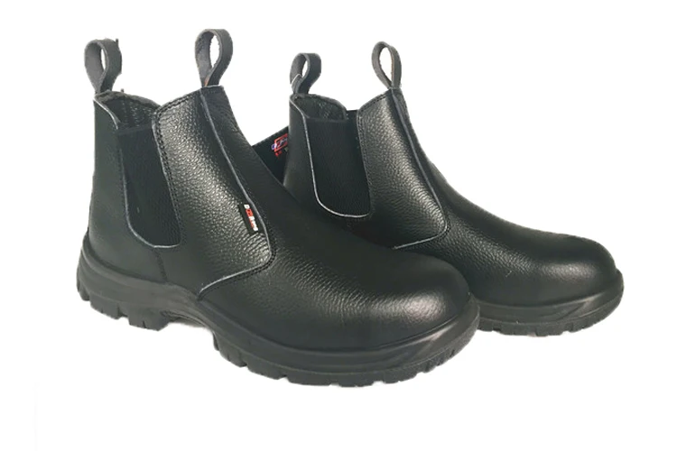 Woodland Safety Shoes Slip On Industrial Work Elastic Safety Boots Men ...