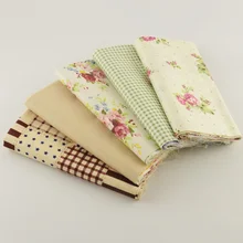 5 pcs 40cm*50cm Pink 100% Cotton Fabric For Sewing Fat Quarter Quilting Patchwork Tissue Tilda Doll Cloth Kids Bedding Textile