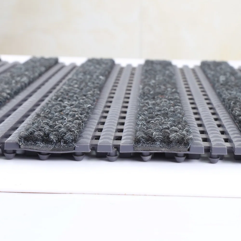 Waterproof Foot Mat Outdoor Front Door Mat Antislip Interlocking Tiles