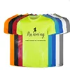 Mens cool dry fit sublimation printing material performance interlock tee sport polyester t shirt