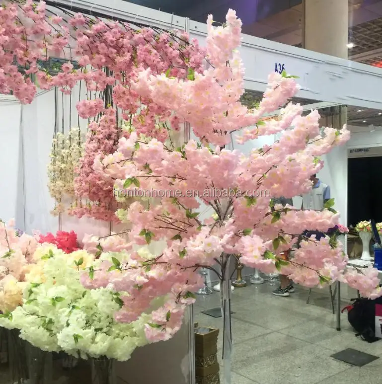 Artificial Cherry Blossom Multicolor Optional Wedding Decoration