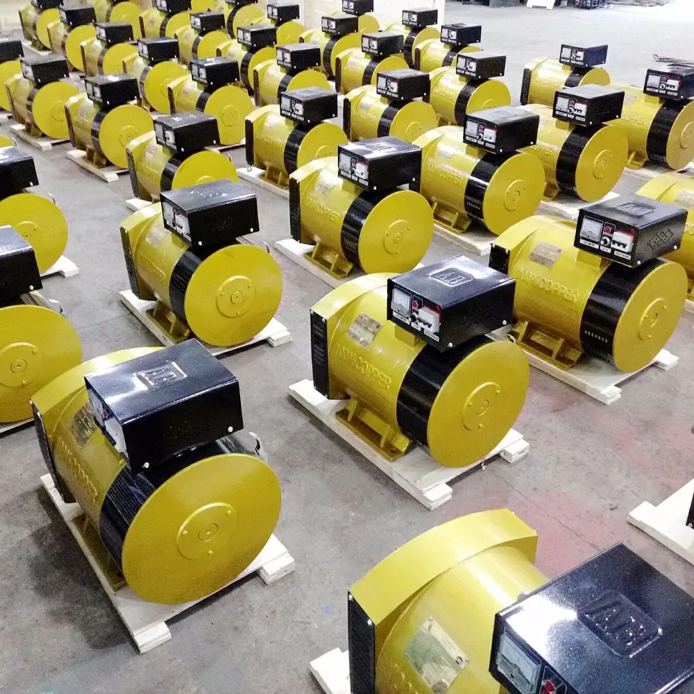 Brush Ac Alternator 10kw 15kw 20kw 30kw 40kw 50kw Generator Head For