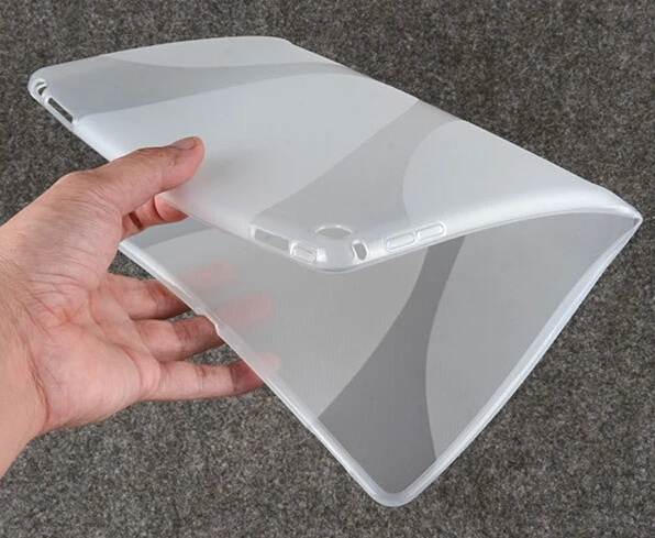 For iPad pro case s line tpu for ipad pro flexible soft gel case in stock Mix colors