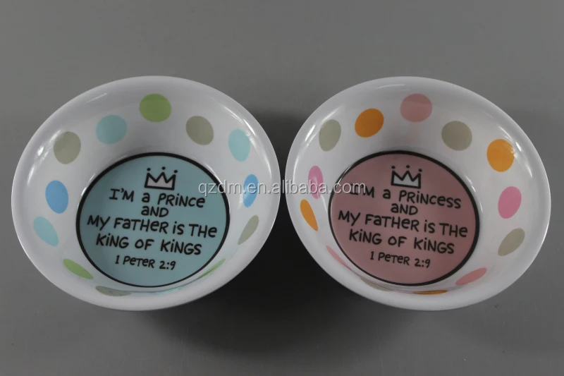 100% baby health Kid heat plastic bowl