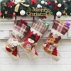 2018 New Christmas decoration lovely santa claus snowman christmas hanging socks