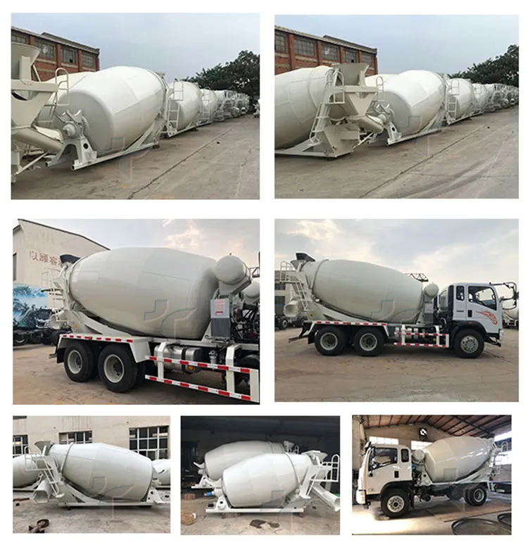 Zhengzhou Diesel Engine Mobile Self Loading Concrete Mixer Tank 3M3