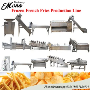 automatic fried potatoes machine