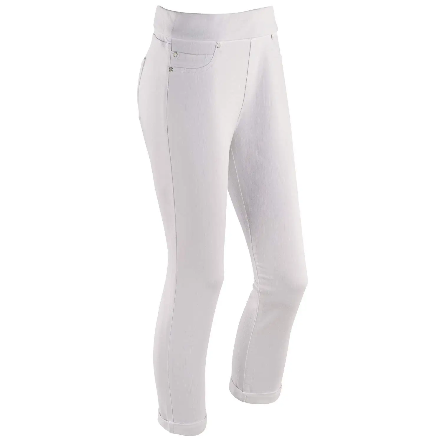 womens pull on capri jeans