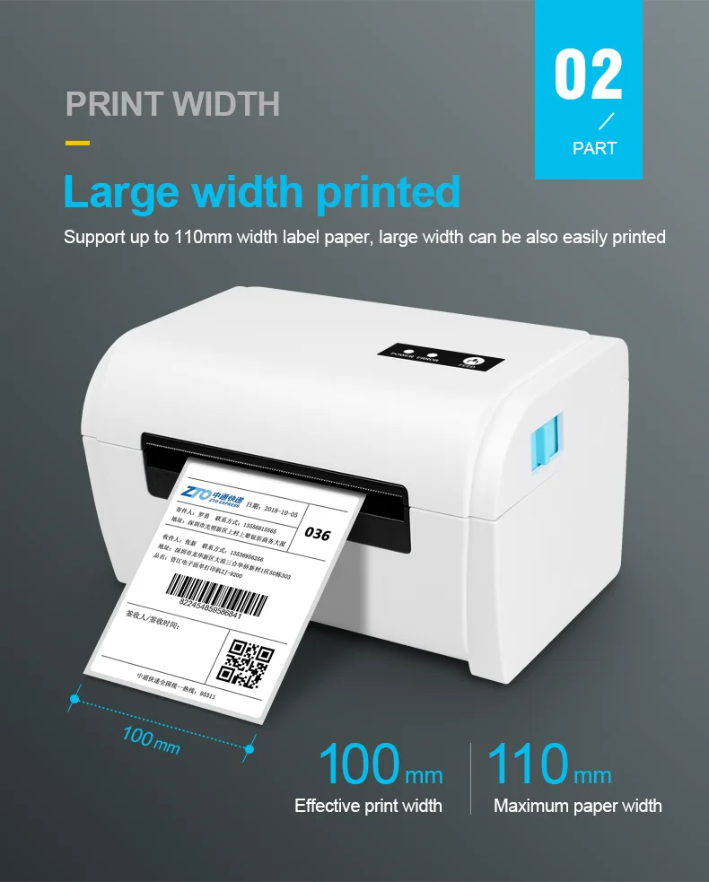 Pos9200l Usb Label Sticker Printer 4*6 Inch Paper Buy Express