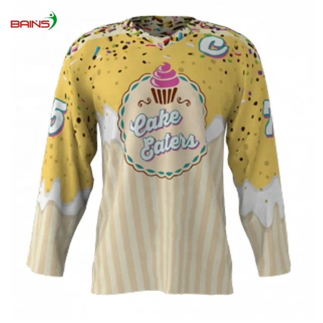 goalie cut ice hockey jerseys