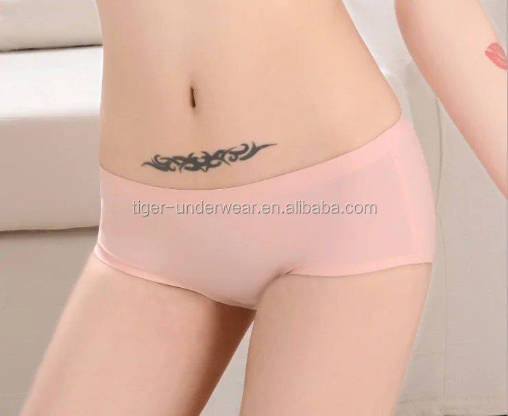 90 Polyamide 10 Elastane Ladies Underwear Seamless Panties Ladies