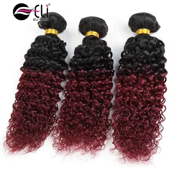 3 Bundles Red Brazilian Hair Weave Jerry Curl Hair Relaxers Buy
