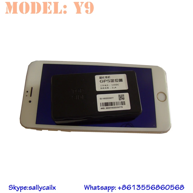Y9 Disposable Gps Tracker With Big Capacity Battery One Year Standby