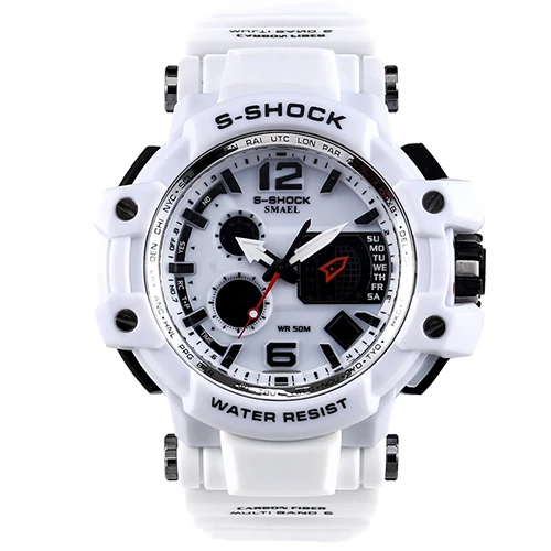 
SMAEL watch in dual display watches men waterproof led sports digital military watch 