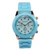 Fashion Wrap Quartz cheap Watch Several Colors Candy Colors Black Head Silicone Watch Wrap Jelly silicone geneva Watch