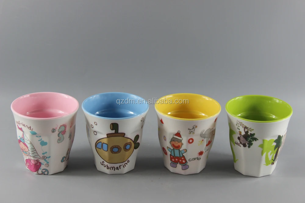 2015 Popular Design 2 Ton Melamine Cups For Children