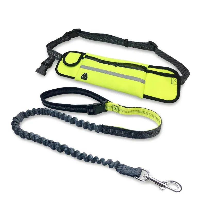 Hands Free Dog Lead Pet Retractable Leads Glove Pattern Adjustable