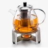 Micro Wave Safe 600ML/900ML Hand Blown Heat Resistant High Borosilicate Glass Tea Pots with Infuser for Tea Leaf Loose Tea