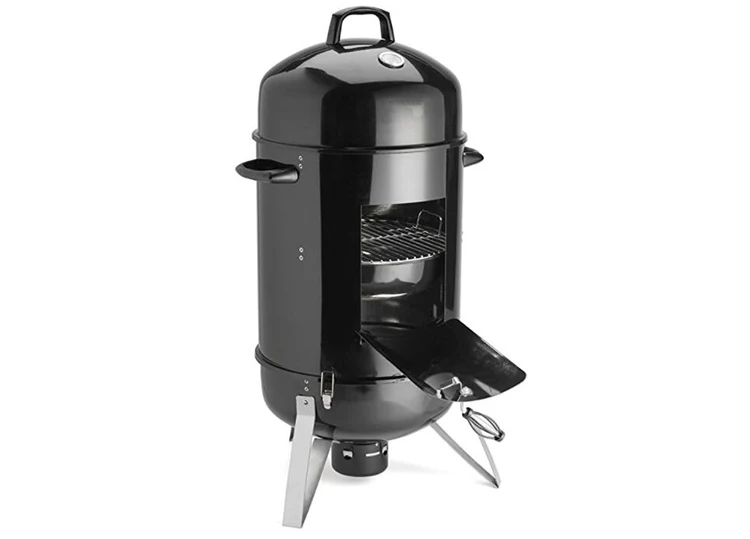 heavy duty charcoal grill with smoker