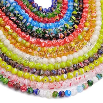 Wholesale Millefiori Beads,6mm Round 