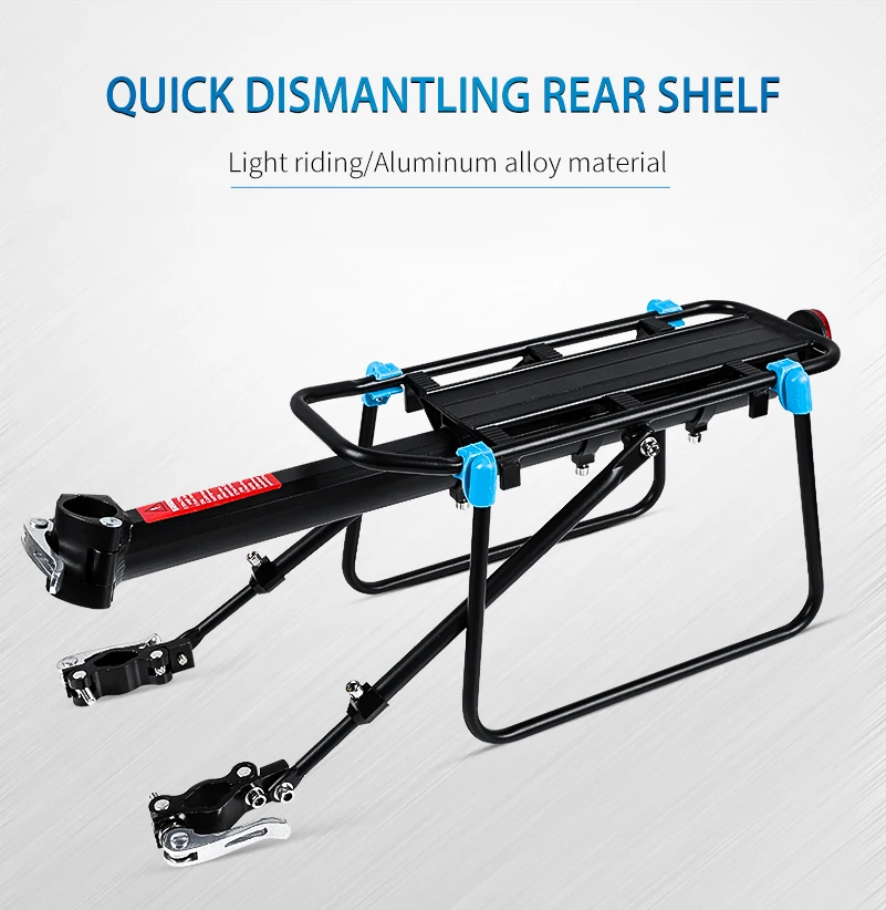 West Biking Bicycle Luggage Carrier Cargo Rear Rack 2029 Inch Bikes