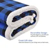 Super Soft Micro Fleece Plush Bed Throw TV Blanket Reversible for Bed or Couch Blue