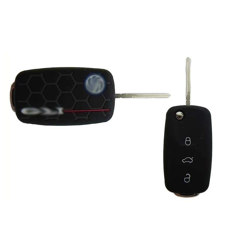 Silicone Remote Flip Key FOB Silicone Case Cover For VW Volkswagen New