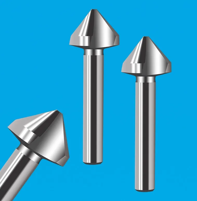 热卖顶级品质 4 刀片高速钢倒角六角柄埋头孔