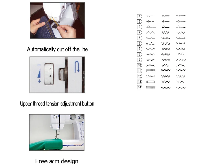 42 Stitches Butterfly Overlock Household Sewing Machine Buy Butterfly