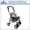 Hot selling walking aid trolley for shopping old man stick