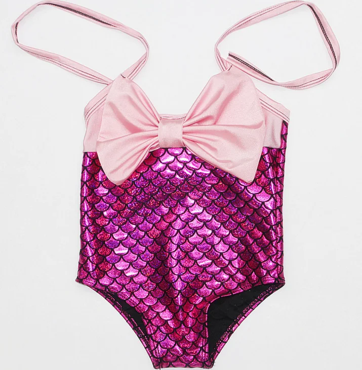 Little Girls Mermaid Swimming Princess Bikini Swim Bathing Suit For 1