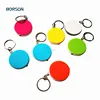 Multi-function Mini Torch Light Small LED Flashlight Promotional Plastic Key holder Key Ring 1 Led Keychain