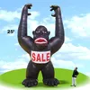 Outdoor advertising gorilla inflatable black king kong K2057-2