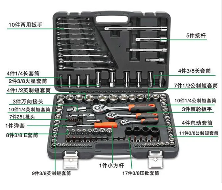 1 Pcs 1 4 3 8 1 2 Professional German Ratchet Driver Hand Tool Box Wrench Socket Set Buy Tool Box Set Socket Set Socket Wrench Set Product On Alibaba Com