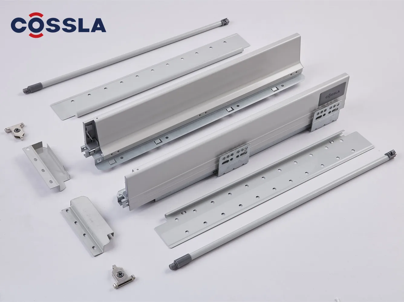 Soft Close Double Wall Drawer Metal Box Runners For Kitchen