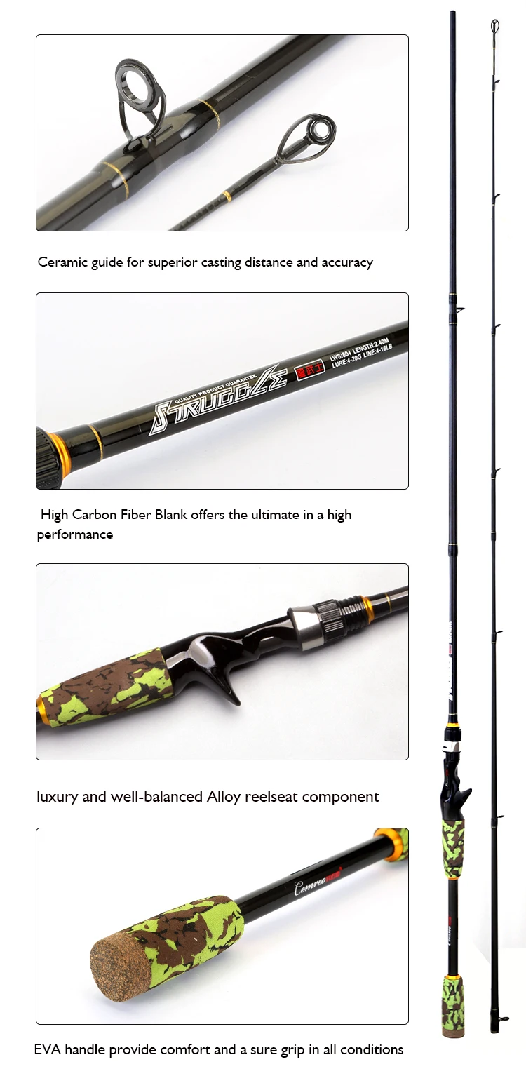 camo casting rod