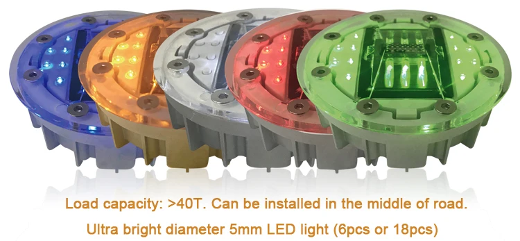 Aluminum Cat Eye Pavement Marker LED Solar Road Stud